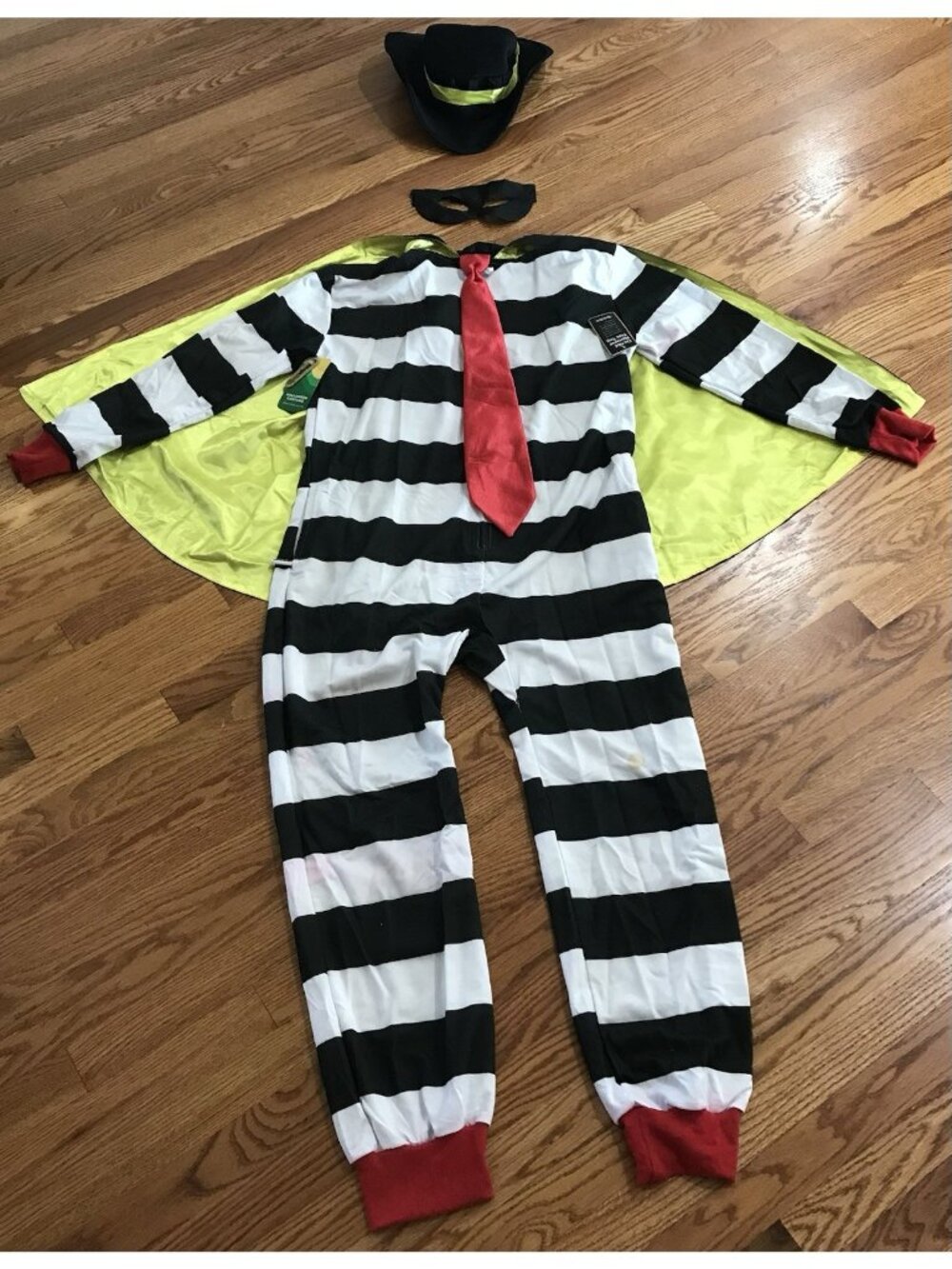 Tipsy Elves Hamburger Thief Costume Mens Size Medium Halloween Party Logo